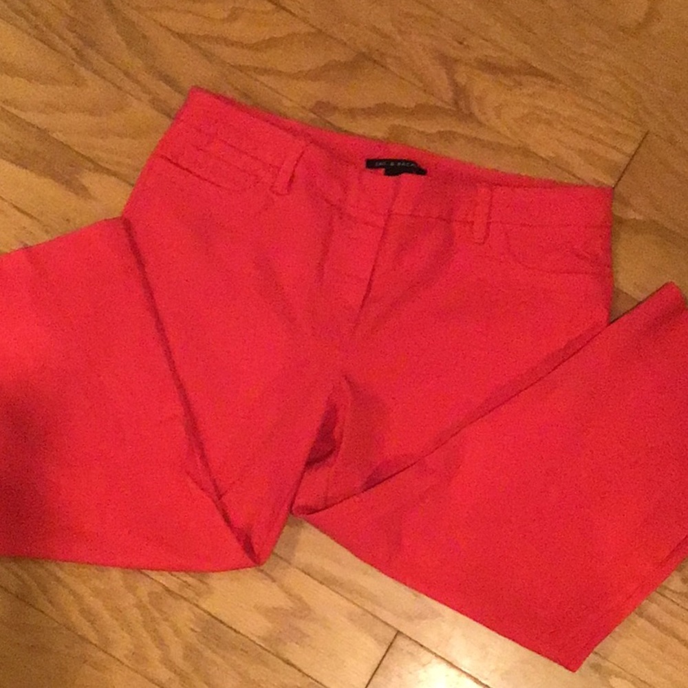 Zac & Rachel Dark coral dress capris